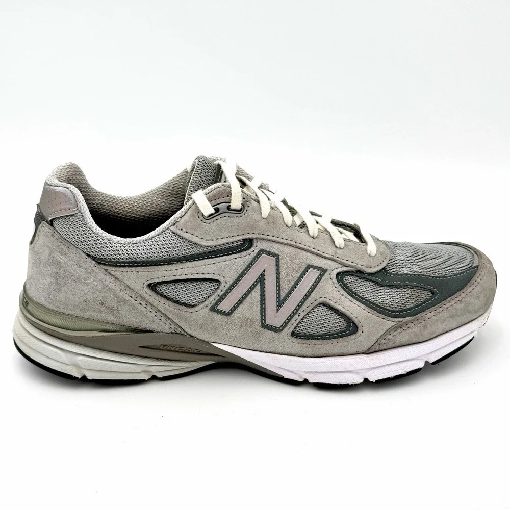 New Balance 990v4 Gray Lifestyle Casual Shoes Size 11, Made in‎ USA